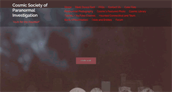 Desktop Screenshot of cosmicsociety.com